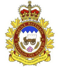 Ensign du 41e Bataillon des services